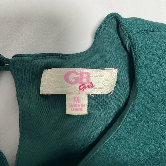 GIANNI BINI girls || Green Dress size M - Picture 6 of 7